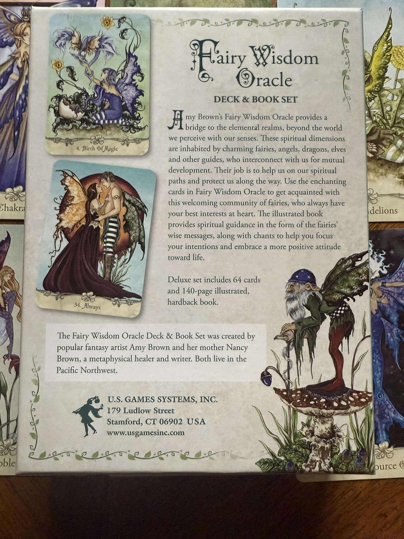 Fairy Wisdom Oracle Deck - Etsy