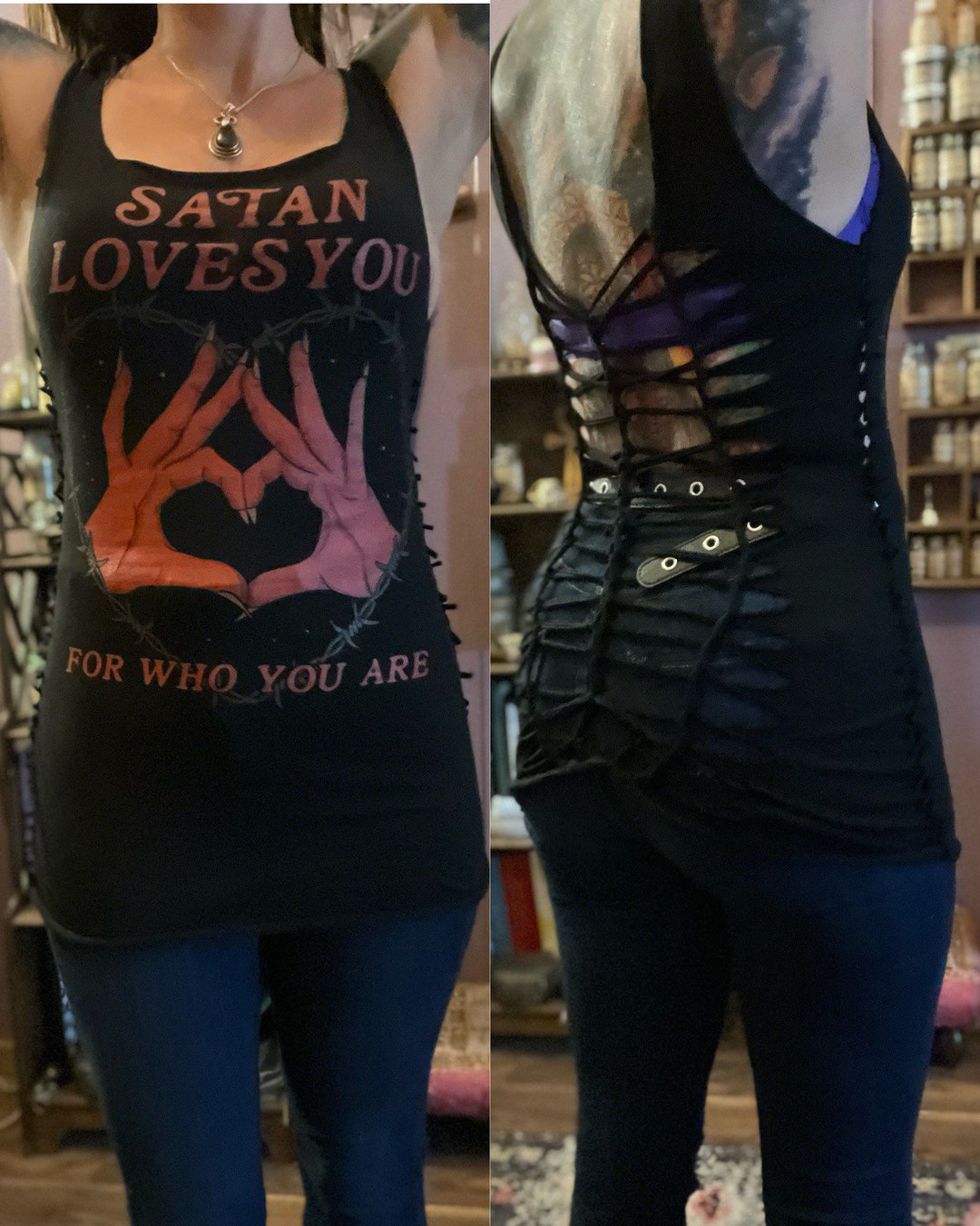 SATAN WAS A LADY // Custom Tank