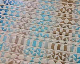 Polymer clay tutorial - Tribal pattern, En, Cz