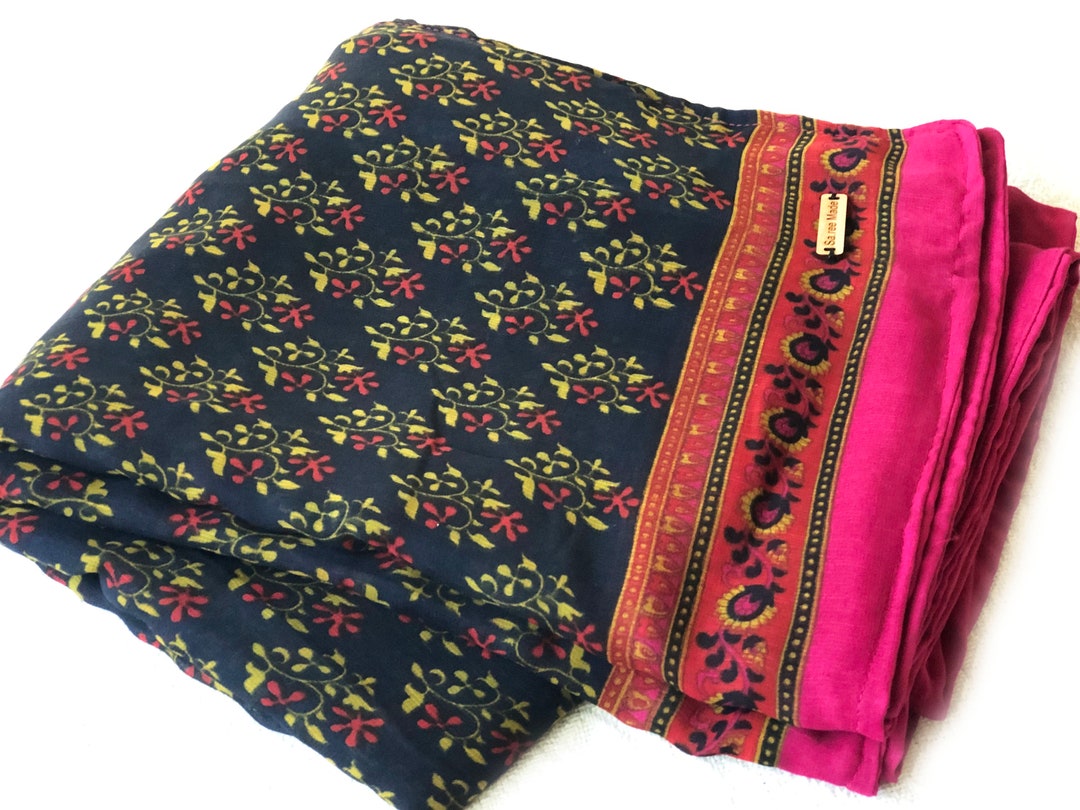 Blue Pink Throw Blanket, Throw Blanket, Boho Sofa Blanket, Boho Throw