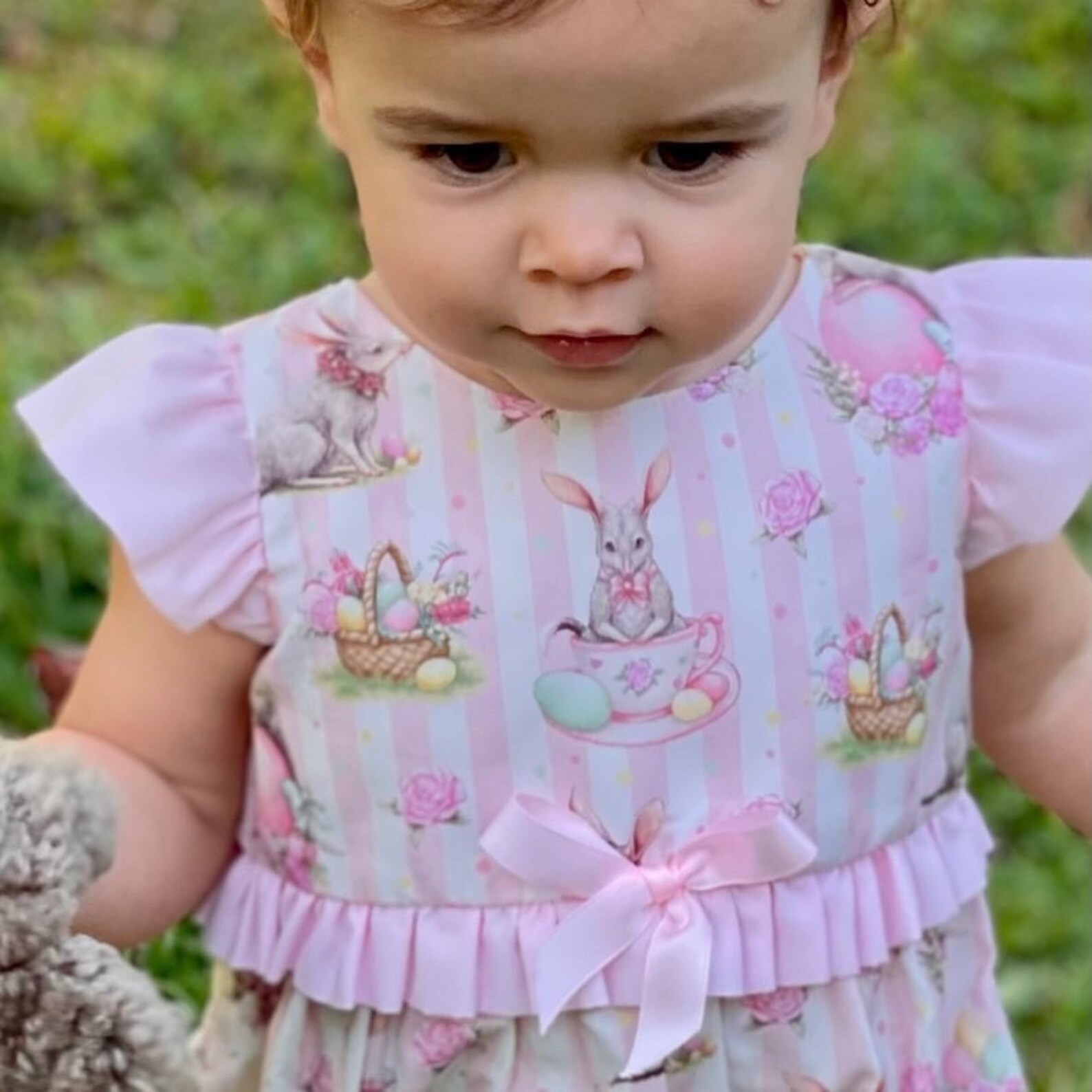 Baby Clothes Baby Girl Romper Pink and White Stripe Bilby Etsy Australia