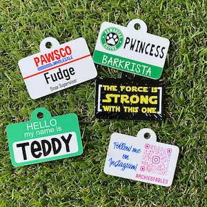 Membership Tags - Double SIDED! Dog Tags, Identification Tags, Pet Tags, Name Tag