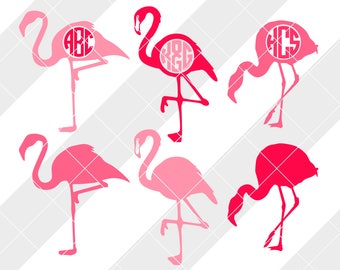studio3 Silhouette Cameo jpg Vector png Monogram Frame Cricut Design Space Flamingo Monogram svg eps dxf clipart Brother Scan Cut