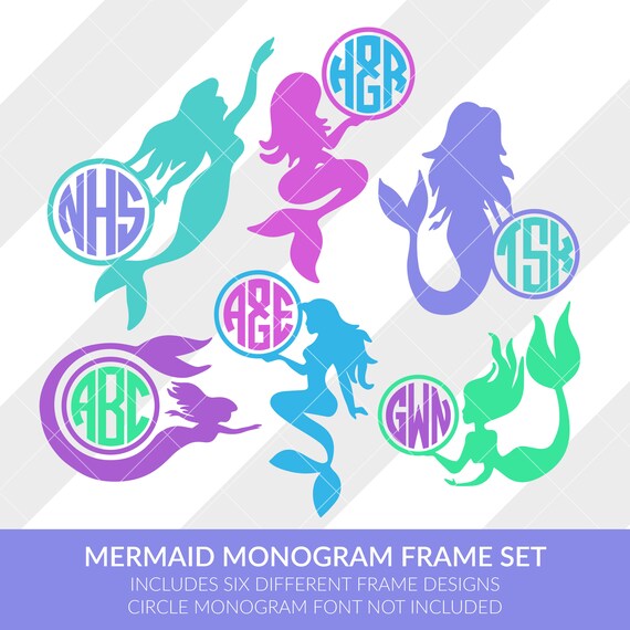 Free Free 112 Mermaid Monogram Svg SVG PNG EPS DXF File