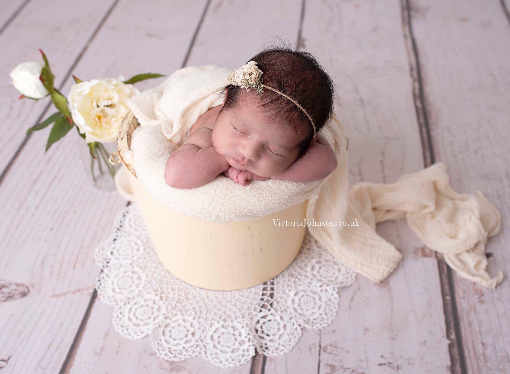Newborn Rustic Cheesecloth Wrap Photo Prop / Newborn Soft Etsy