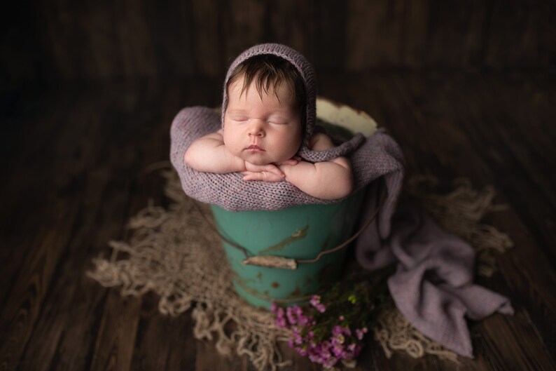 CHUNKY Burlap Layer Prop Rustic Jute Blanket Hessian Layer Newborn Photo Prop Open Weave Net Basket Stuffer Sitter Photo Prop