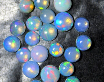 Ethiopian Welo Opal: Natural Multi-Fire Gemstone (2X5 mm)