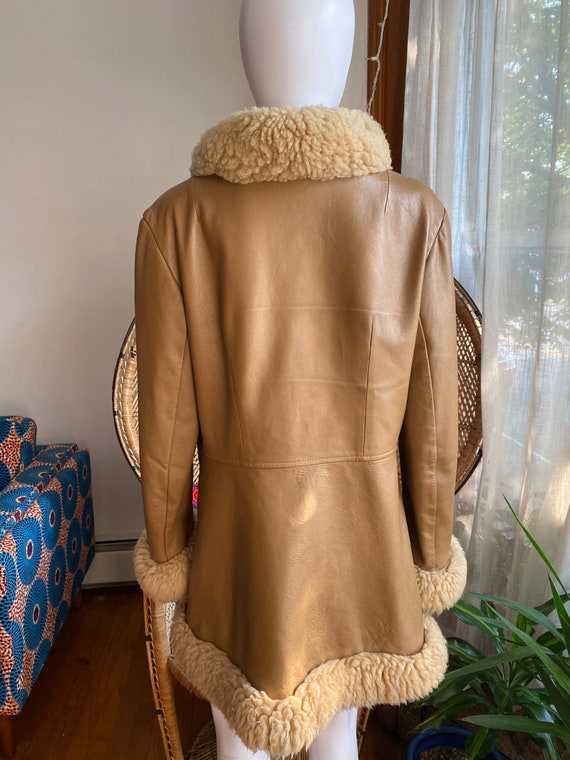 VTG 60s Penny Lane Fur Collar Coat| Princess Coat… - image 7