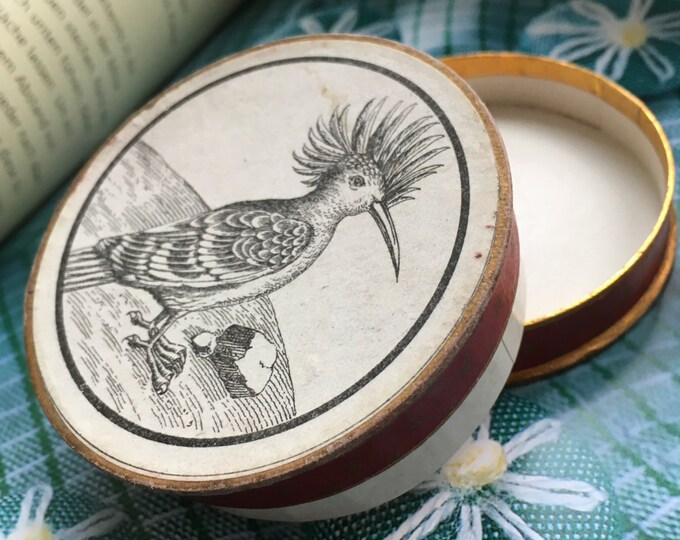 Last Ones 100 Year Old Button Box Red Golden Paperbox With Etsy