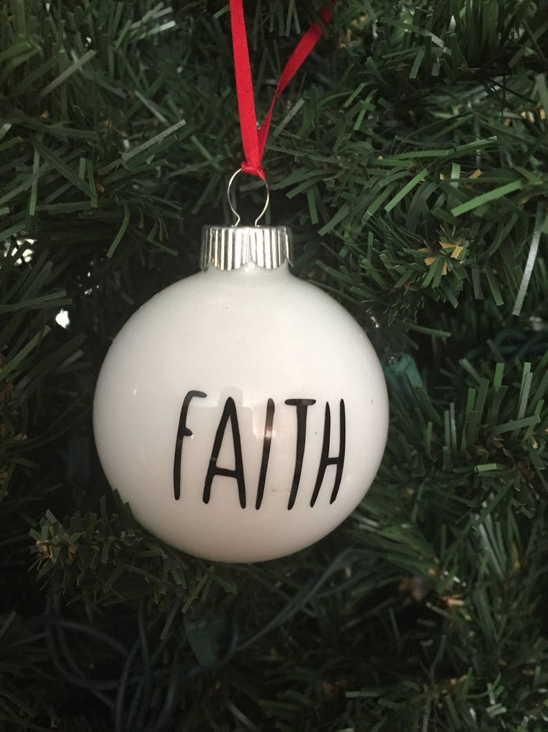 Rustic Farmhouse Christmas Ornaments,white Farmhouse Christmas