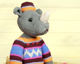 Rhino MARVIN knitting pattern