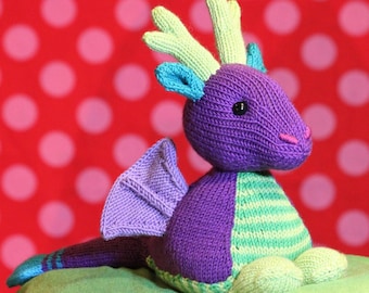 Martin the Dragon knitting pattern