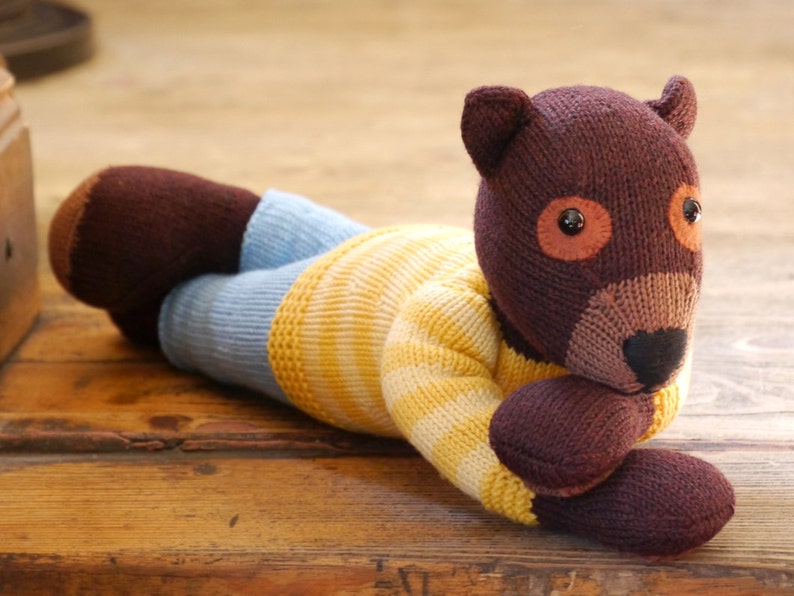 Teddy CARLOS and the honey bee, knitting pattern image 3