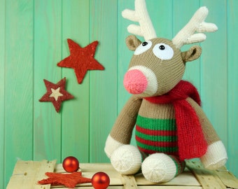 Reindeer PAULE, knitting pattern