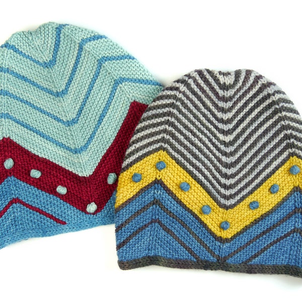 Hat / Beanie POTZBLITZ and HAMBURG AHOI knitting pattern