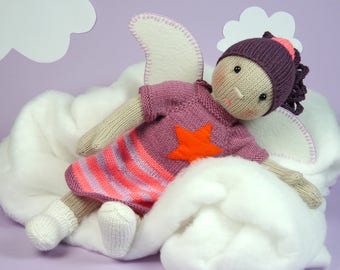 Angel doll Mathilda knitting pattern