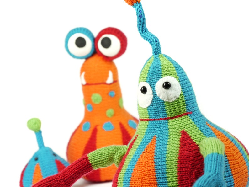 Family PUU cuddly monster, knitting pattern image 5