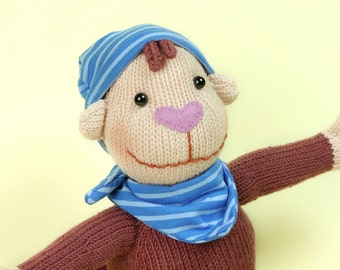 Lille the Monkey – knitting pattern