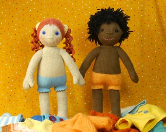 Steffi's Doll, body without clothes, knitting pattern