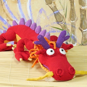 Lucky Chinese Dragon LONG-LONG knitting pattern image 4