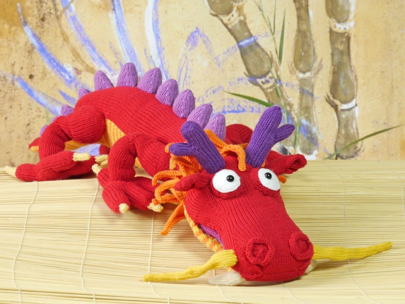 Lucky Chinese Dragon LONG-LONG knitting pattern image 4