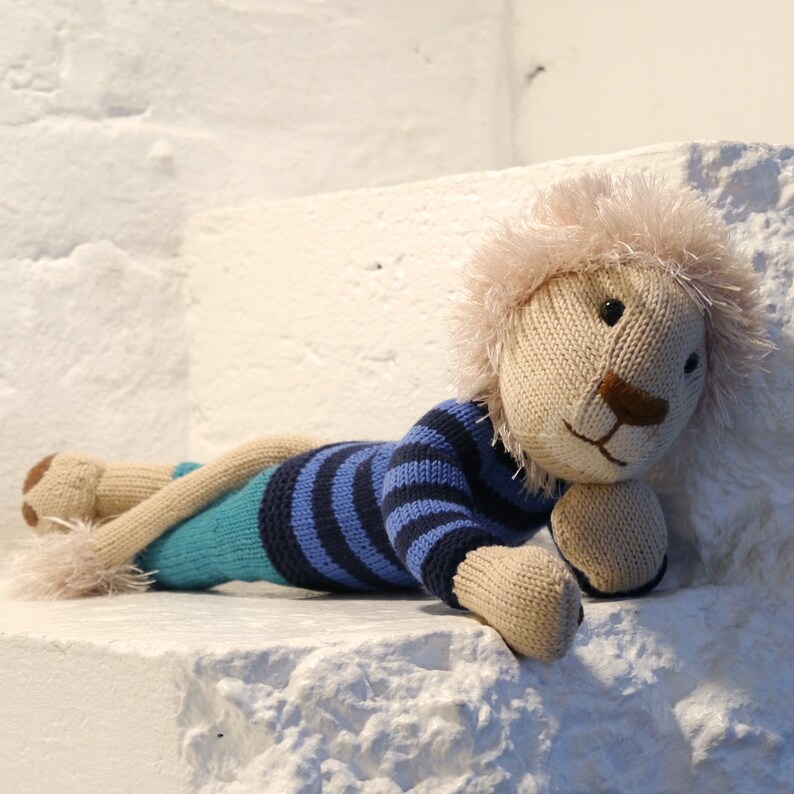 NELSON THE LION amigurumi knitting pattern image 4