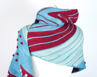 Shawl HAMBURG AHOI (digital knitting pattern)