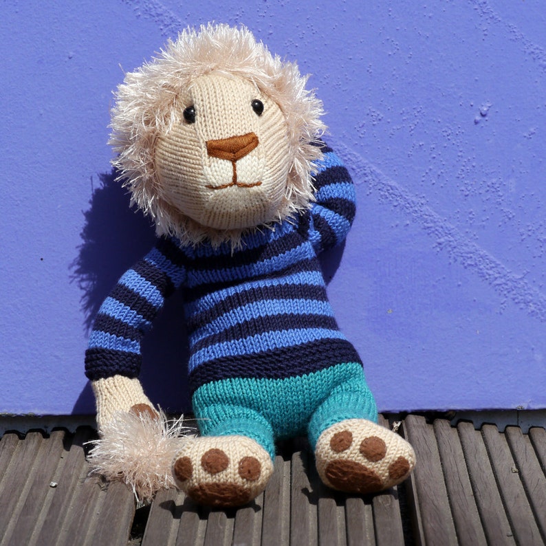 NELSON THE LION amigurumi knitting pattern image 5