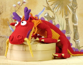 Lucky Chinese Dragon LONG-LONG (knitting pattern)