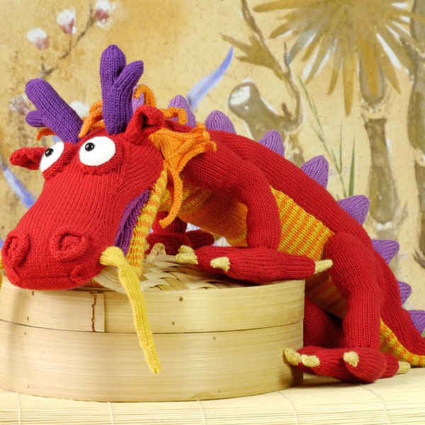 Lucky Chinese Dragon LONG-LONG (knitting pattern)