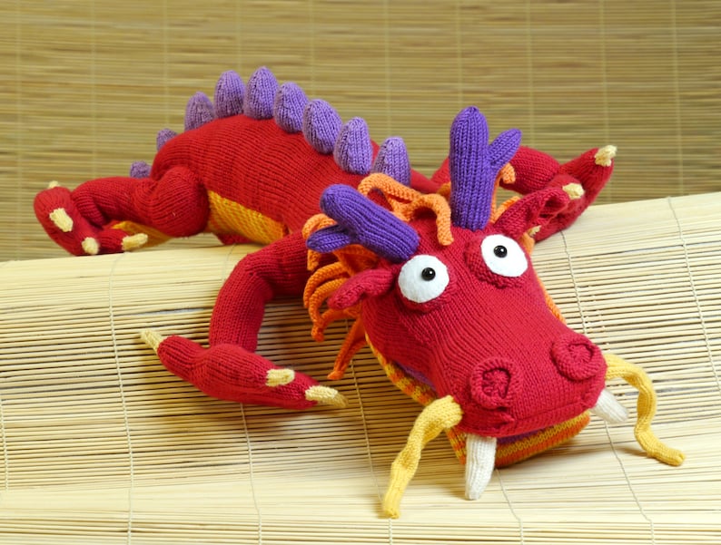 Lucky Chinese Dragon LONG-LONG knitting pattern image 5