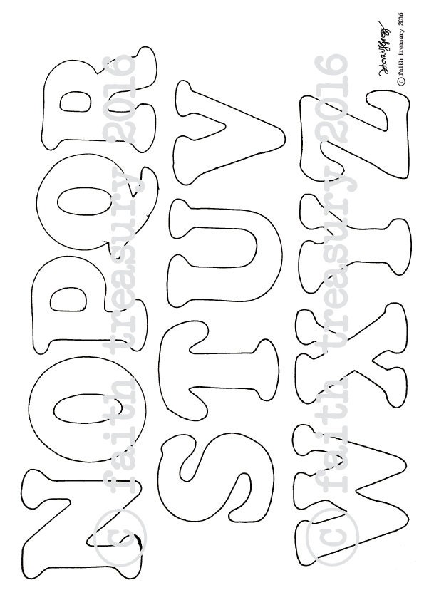 Alphabets Printable Bundle Pages for Bible Art Journaling - Etsy