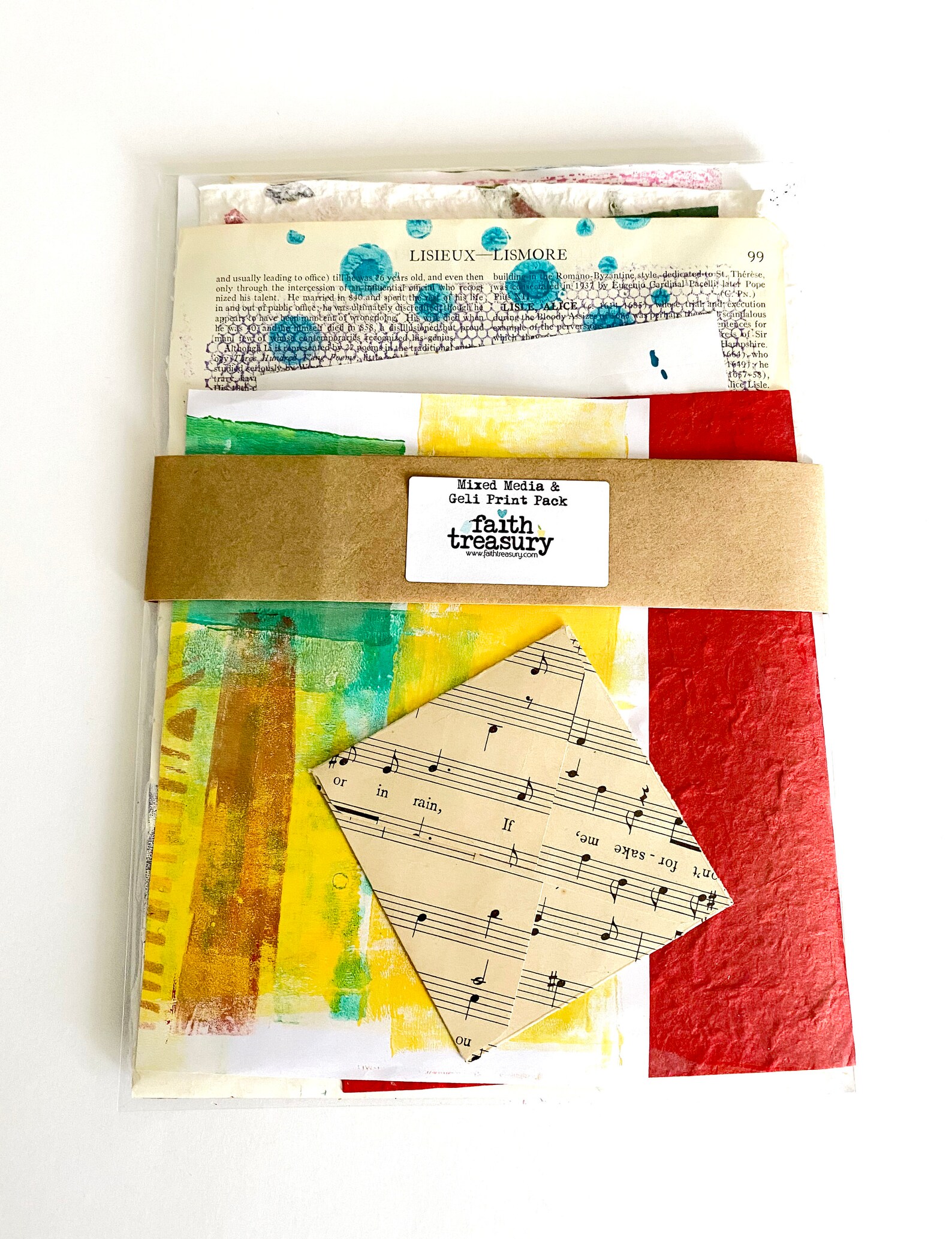 Mixed Media & Gelli Printed Paper Pack Includes Ephemera Geli Etsy