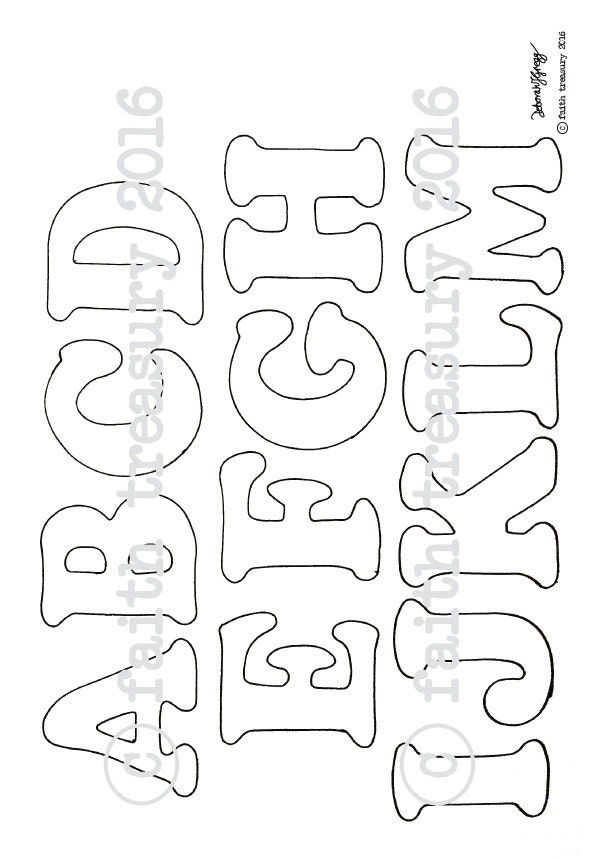 Alphabets Printable Bundle Pages for Bible Art Journaling - Etsy