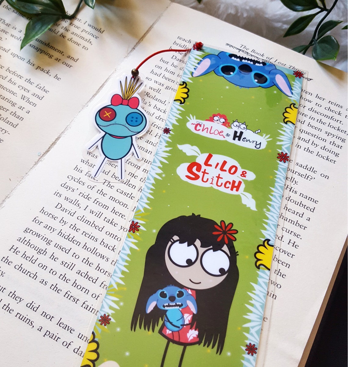 Lilo & Stitch bookmark handmade Etsy
