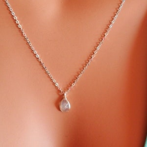 genuine moonstone necklace image 2