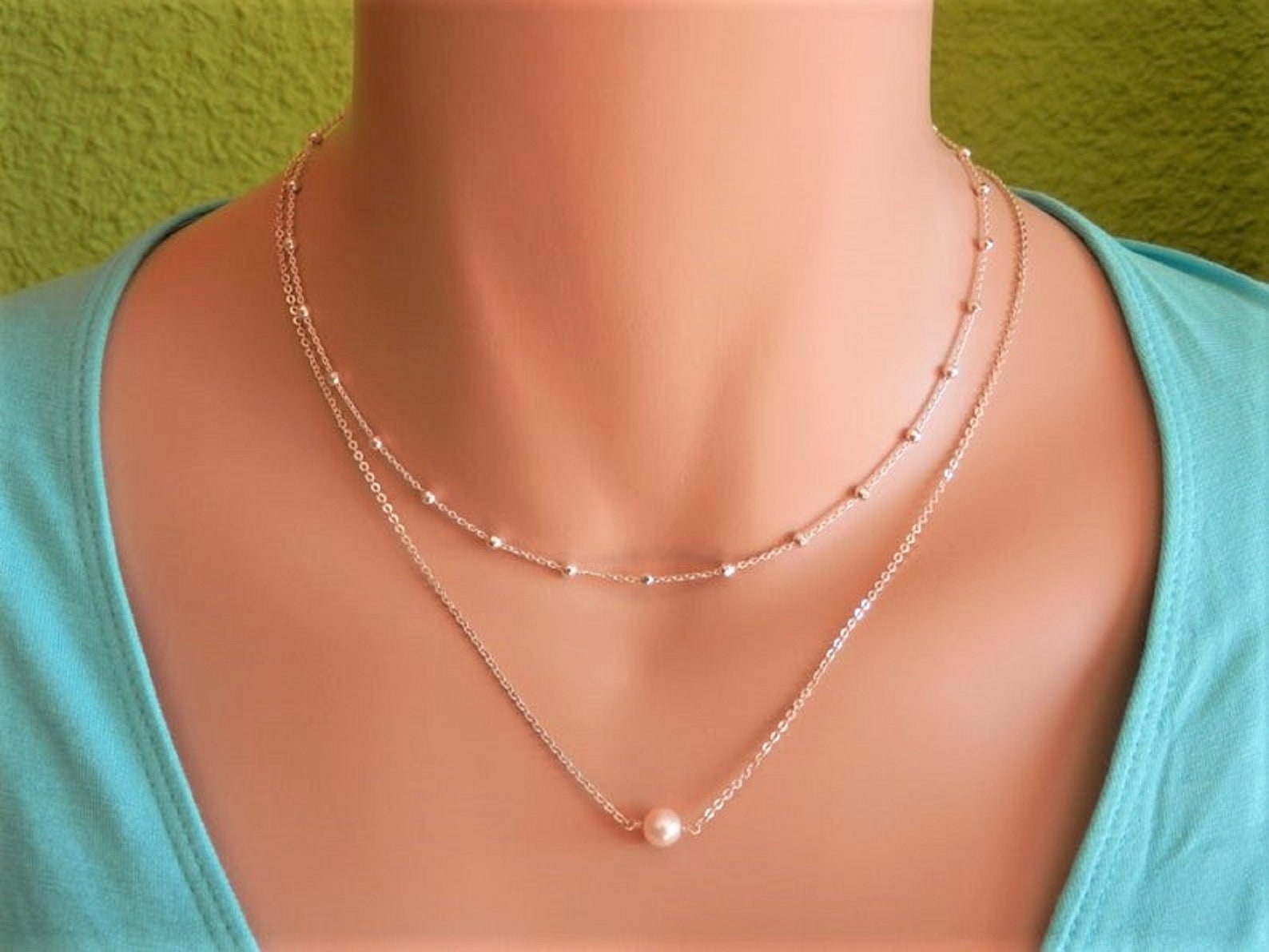 Hipchain - VARSHA (white pearls)