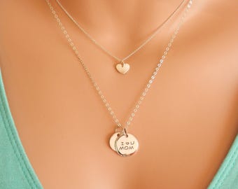 personalized mom necklace, mothers day gift