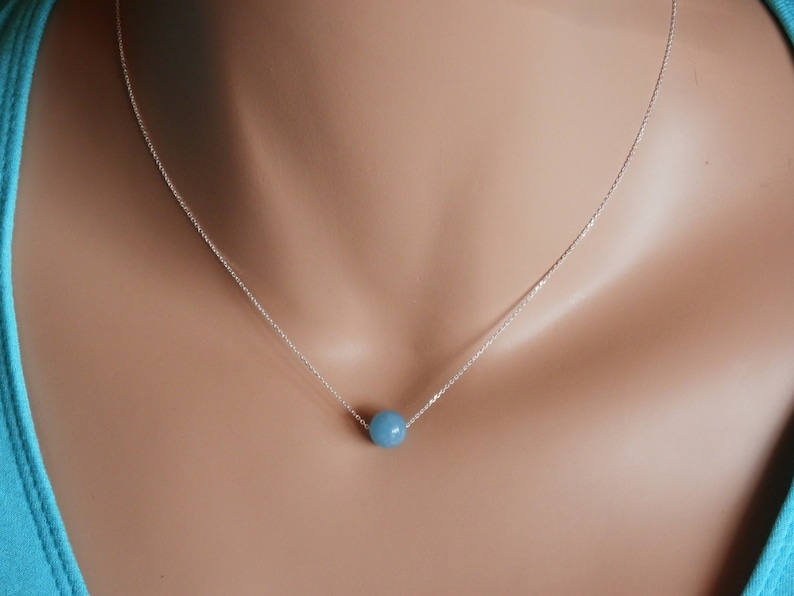 aquamarine Jewelry Personalized aquamarine necklace gold initial aquamarine necklace March Birthstone Necklace Custom Initial Necklace