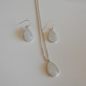 genuine moonstone necklace image 10