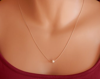 collier de perles minuscules, perles d’eau douce, bijoux en perles