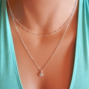 genuine moonstone necklace image 8