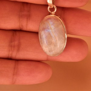 genuine moonstone necklace image 7