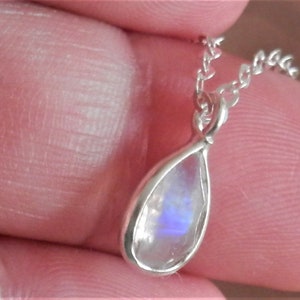 genuine moonstone necklace image 6