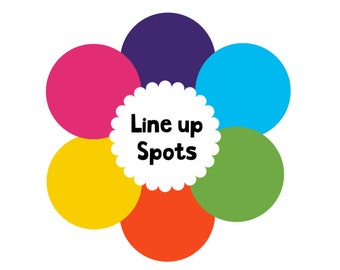 Set of 24 Line up Spots, Line Markers, Classroom Line Helpers, Classroom Organization, Teachers, Classroom, Line Leader,Classroom Management