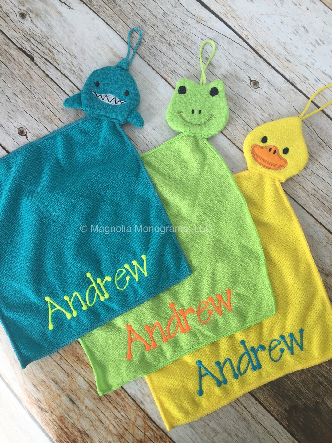 Embroidered Towel Custom Kids Towel Monogram Hand Towel Etsy