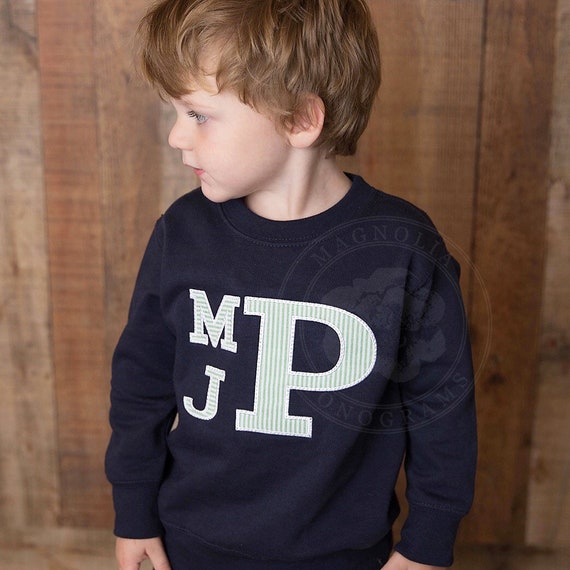 etsy monogram sweatshirt