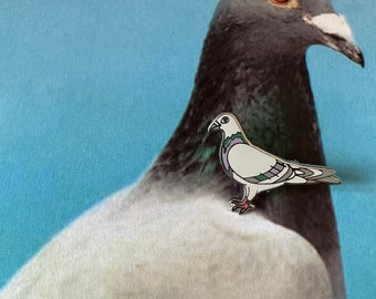 Pigeon Enamel Pin badge