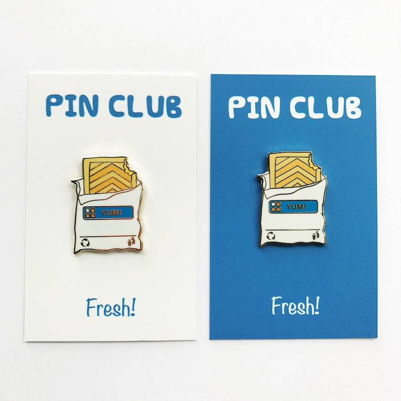 PASTY ENAMEL PIN image 2