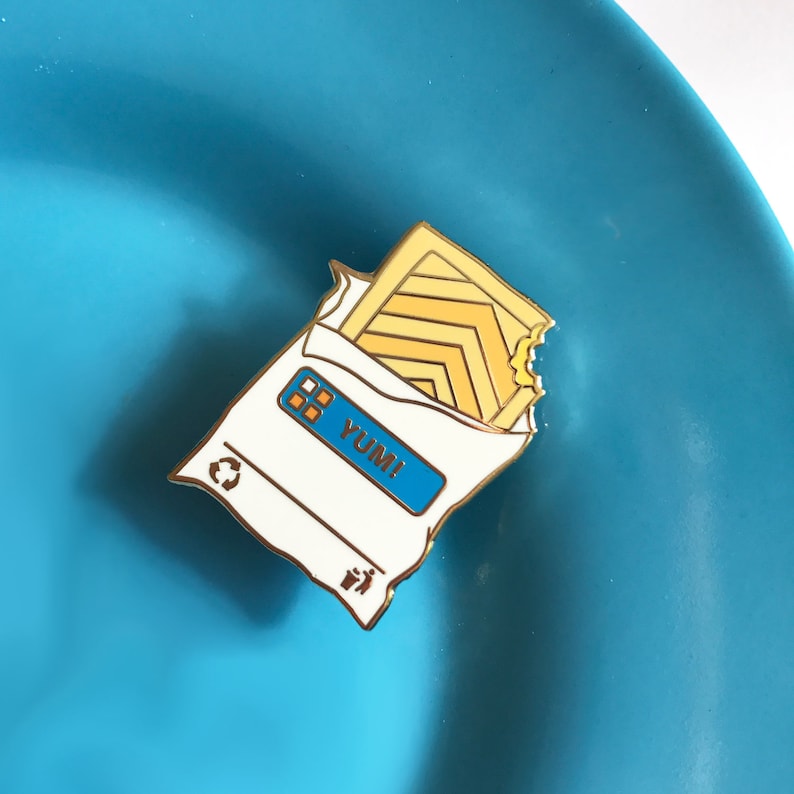 PASTY ENAMEL PIN image 1